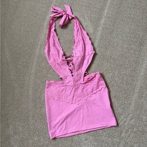 Fashion Nova Lace Mini Dress